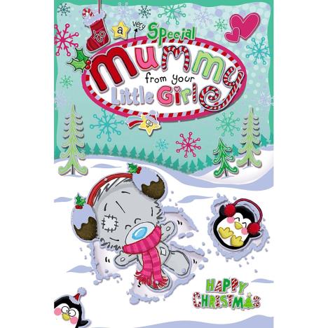 Mummy From Little Girl Me to You Bear Christmas Card £2.49